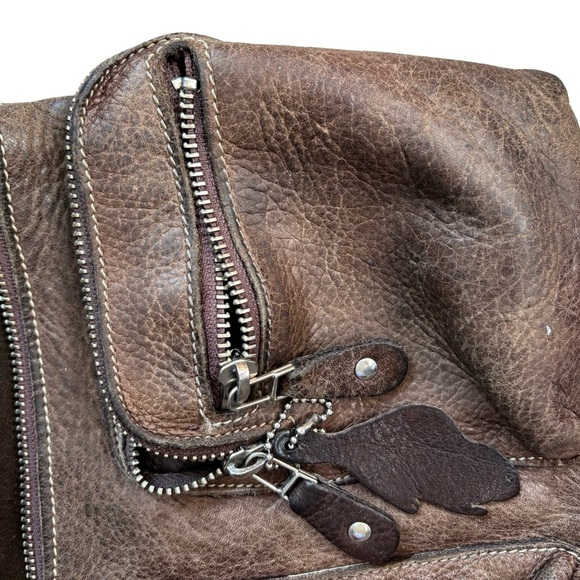 Roots Vintage Brown Crossbody Villager bag with Adjustable Strap - Picture 3 of 5